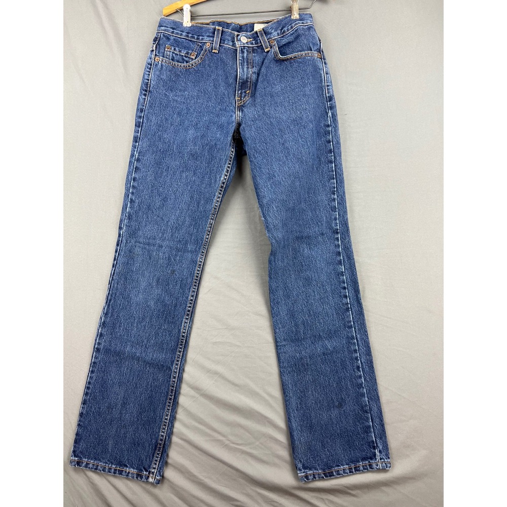 Levi's 505 Jeans Women 9M Slim Fit Straight Leg Blue Denim Made in USA Vintage